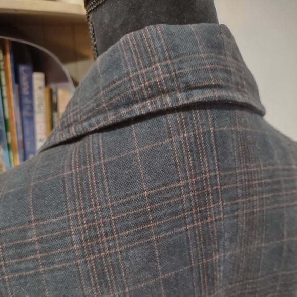 Free People Plaid & Paisley Jacket with kick-pleat - Picture 9 of 17